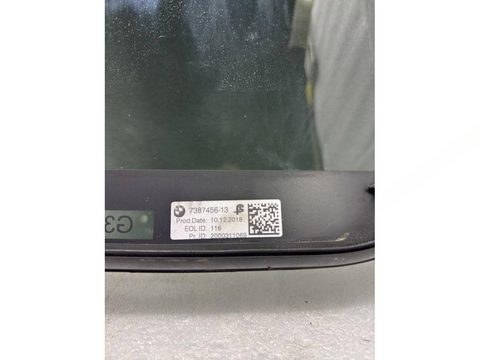 Стекло двери задней правой BMW 5 G30/G31, 2018 г., OEM 7387456, арт. 34407, фото 5