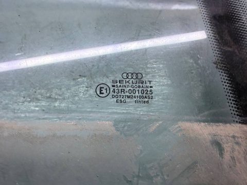 Стекло двери задней правой Audi 80 B3, 1990 г., OEM 893845026, арт. B111541565, фото 2