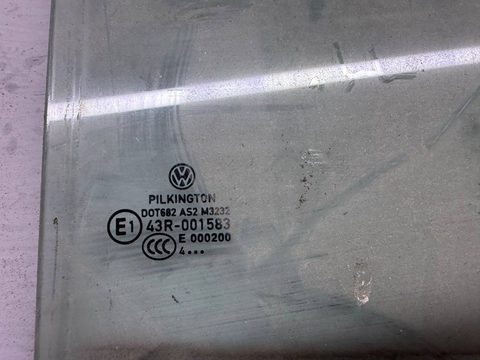 Стекло двери задней правой Volkswagen Touran, 2004 г., OEM 1T0845026F, арт. B113538996, фото 2