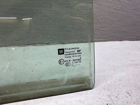 Стекло двери задней правой Opel Zafira B, 2006 г., OEM 13132376, арт. B113540428, фото 2
