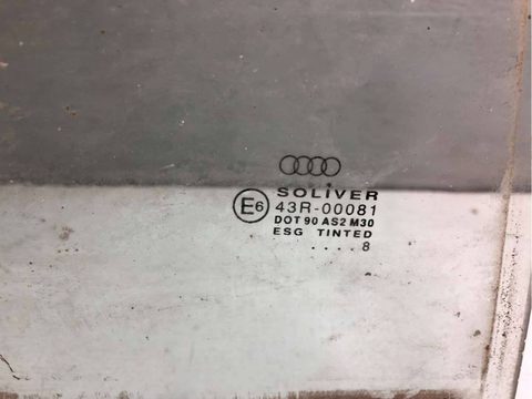 Стекло двери задней правой Audi A6 C5 (S6,RS6), 1998 г., OEM 4B5845206B, арт. B38505799, фото 2