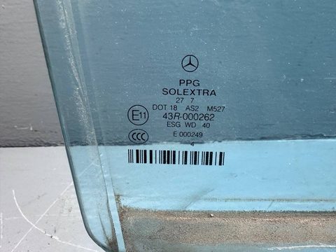 Стекло двери задней правой Mercedes E W211, 2007 г., арт. B92376375, фото 2