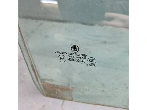 Стекло двери задней правой Skoda Octavia A5, 2008 г., OEM 1Z9845206A, арт. B92837737_2, фото 2