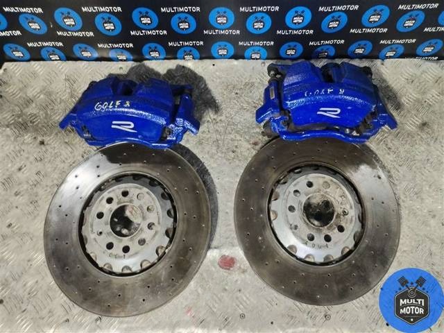 Суппорт передний левый Volkswagen Golf R, 2021 г., арт. 00114118
