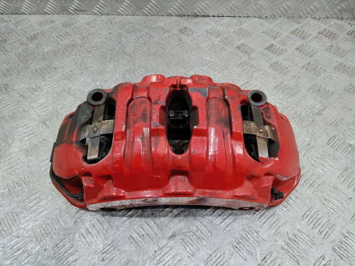 Суппорт передний левый Porsche Panamera, 2011 г., OEM 7PP615123, арт. 107445