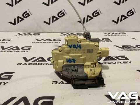 Замок двери передней правой Volkswagen Passat B6, 2008 г., OEM 3C1837016B, арт. BVR4-167_2