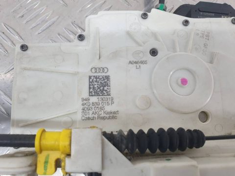 Замок двери задней левой Audi A6, 2019 г., OEM 4K0839015P, арт. 11907, фото 2