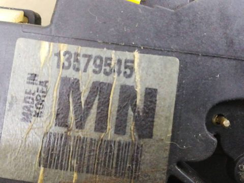 Замок двери задней левой Chevrolet Trax, 2014 г., OEM 13579545MN, арт. 307429, фото 2