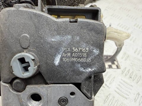 Замок двери задней левой Peugeot 308, 2010 г., OEM PSA567163, арт. A44654, фото 8