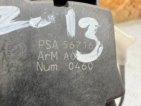 Замок двери задней левой Peugeot 308, 2008 г., OEM PSA567163, арт. A48791, фото 8