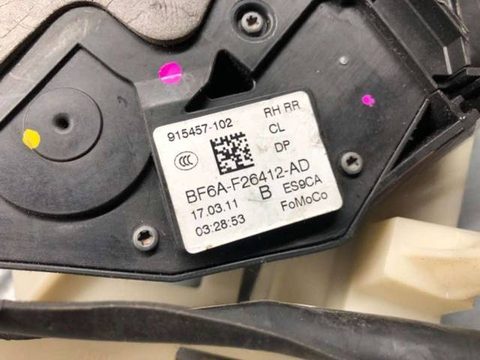 Замок двери задней левой Ford Focus, 2011 г., OEM BF6AF26412AD, арт. B73318977, фото 5