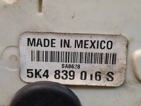 Замок двери задней правой Volkswagen Passat USA, 2015 г., OEM 5K4839016S, арт. 321716, фото 6