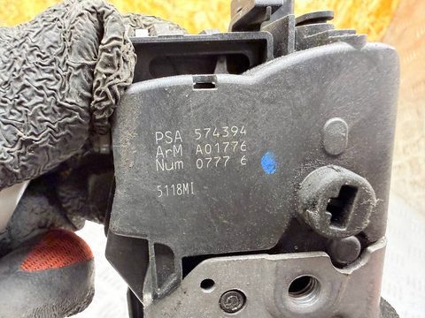Замок двери задней правой Citroen C5, 2009 г., OEM A01776, арт. A44652, фото 8