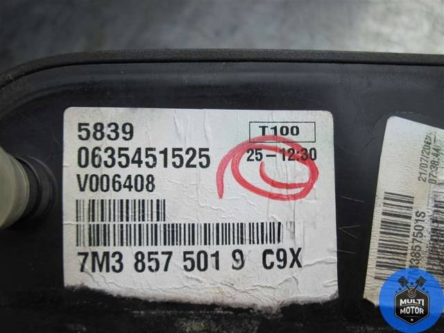 Зеркало наружное левое Volkswagen Sharan, 2006 г., арт. 00113385, фото 2