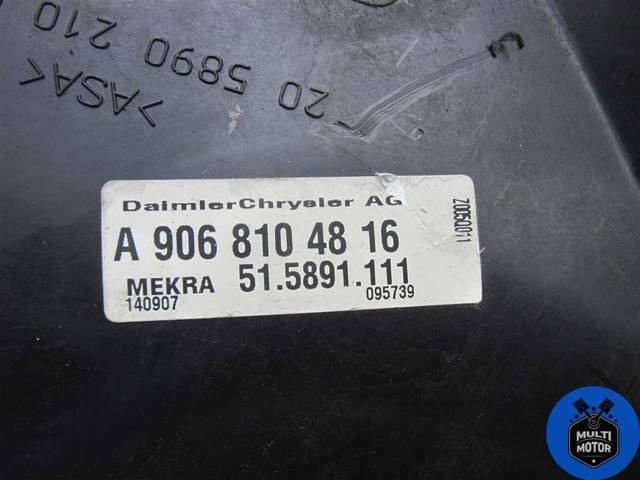 Зеркало наружное левое Mercedes Sprinter, 2008 г., арт. 00118685, фото 4