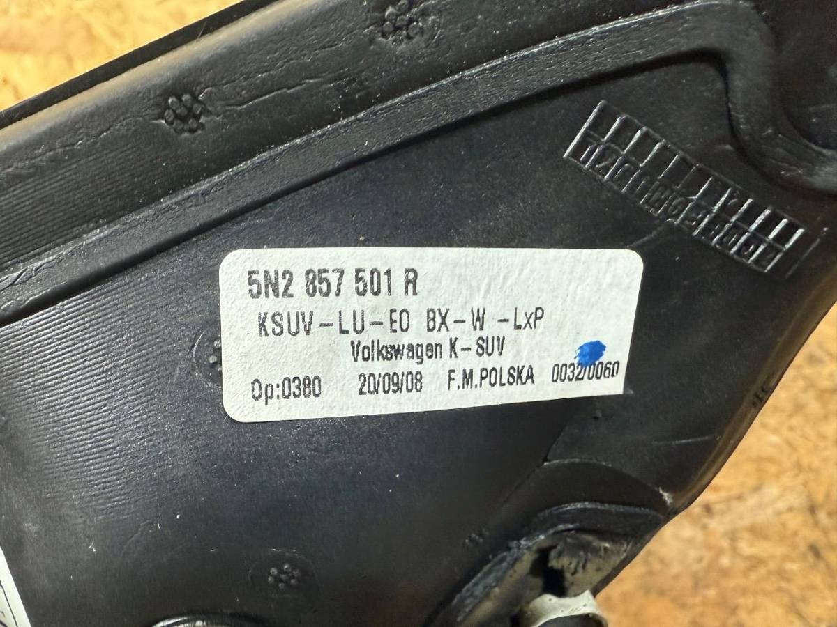 Зеркало наружное левое Volkswagen Tiguan, 2008 г., OEM 5N2857501R, арт. 107334194, фото 8