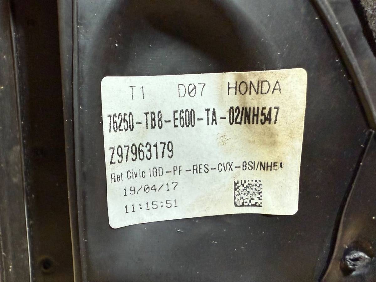 Зеркало наружное левое Honda Civic, 2014 г., OEM Z97963179, арт. 107810768, фото 7