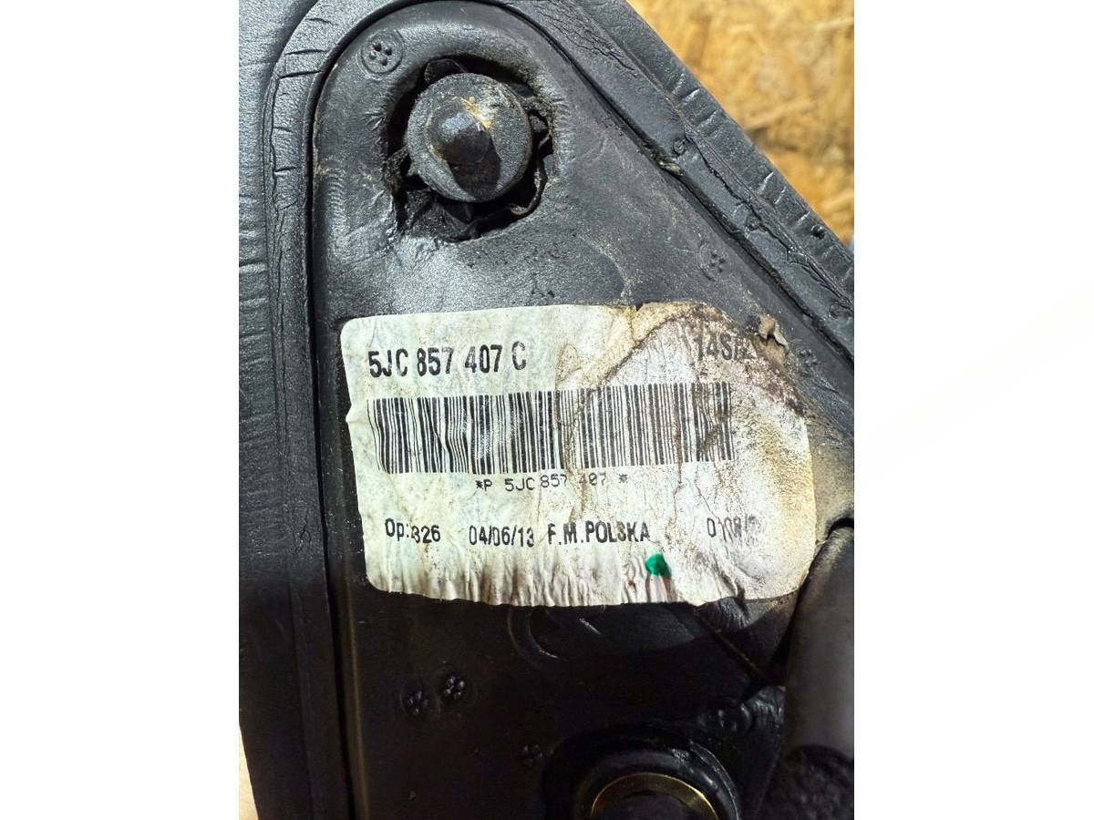 Зеркало наружное левое Skoda Rapid, 2013 г., OEM 5JC857407C, арт. 108649994, фото 4