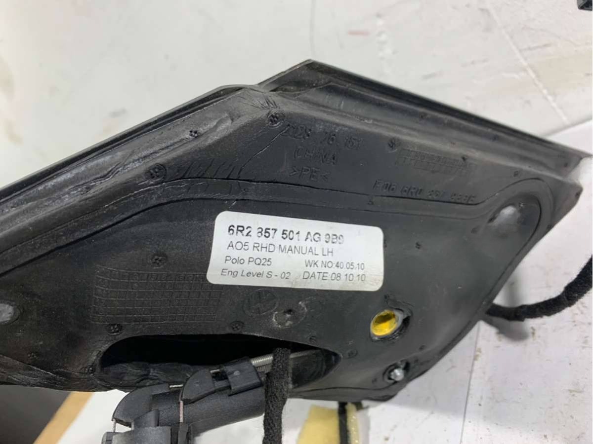 Зеркало наружное левое Volkswagen Polo, 2011 г., OEM 6R2857501, арт. 75032072, фото 3