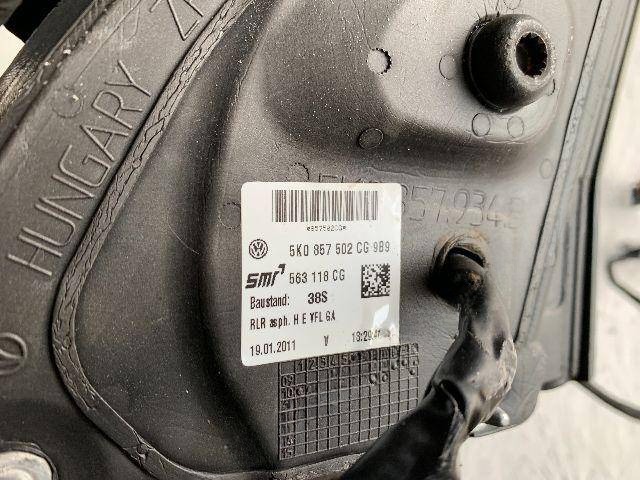 Зеркало наружное правое Volkswagen Golf, 2011 г., OEM 5K0857502, арт. 107050179, фото 6