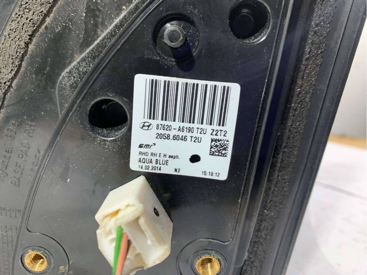 Зеркало наружное правое Hyundai i30, 2014 г., OEM 87620A6190T2U, арт. 73404451, фото 4