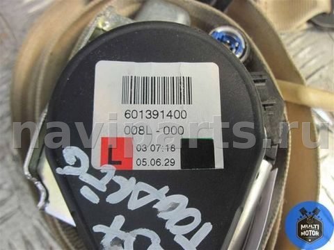 Ремень безопасности передний левый Volkswagen Touareg, OEM 601391400, арт. 00053295, фото 2