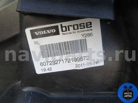 Стеклоподъёмник электрический задний левый Volvo S80, арт. 00075630, фото 2