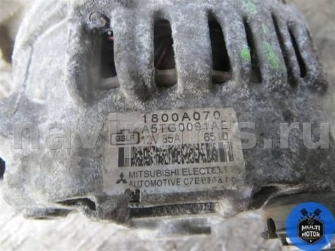 Генератор Mitsubishi Lancer, 2010 г., OEM 1800A070, арт. 00075876, фото 4