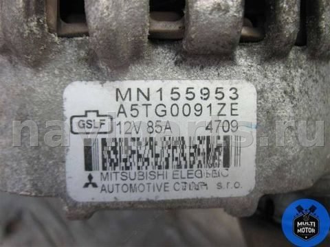 Генератор Mitsubishi Lancer, 2009 г., OEM 15595385A, арт. 00086134, фото 3
