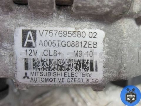 Генератор Peugeot 207, 2008 г., OEM 757695680, арт. 00086780, фото 4