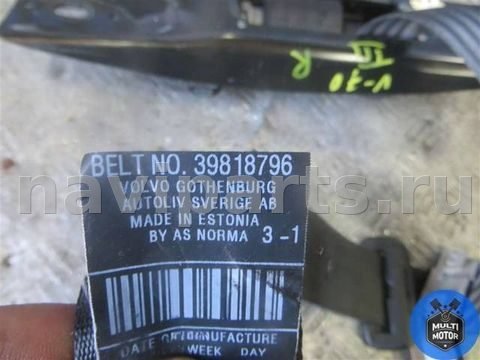 Ремень безопасности передний правый Volvo V70, OEM 39818796, арт. 00095516, фото 3