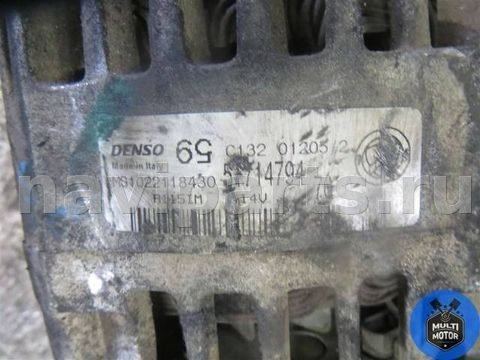 Генератор Fiat Doblo, 2007 г., OEM 51714794, арт. 00096011, фото 3