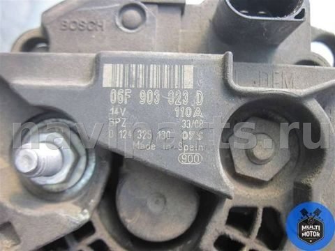 Генератор Volkswagen Crafter, 2008 г., OEM 06F903023D110A, арт. 00097183, фото 4