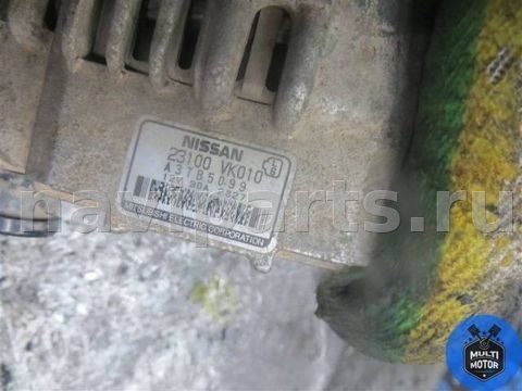 Генератор Nissan Navara, 2003 г., OEM 23100VK010, арт. 00101017, фото 5