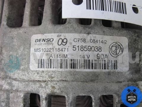 Генератор Fiat Doblo, 2004 г., OEM 5185903890A, арт. 00104116, фото 2