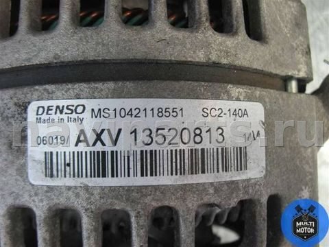 Генератор Opel Astra, 2018 г., OEM 13520813, арт. 00112170, фото 3