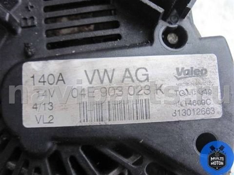 Генератор Volkswagen Golf, 2015 г., OEM 04E903023K140A, арт. 00113122, фото 5