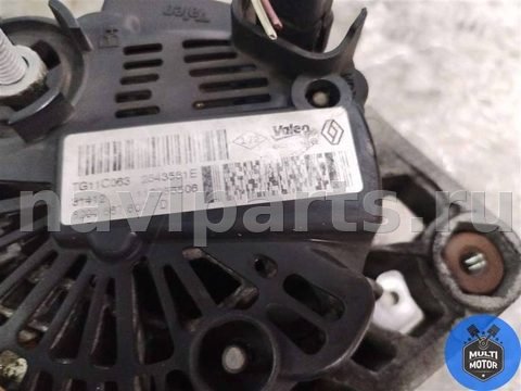 Генератор Renault Duster, 2013 г., OEM 8200667607, арт. 00121337, фото 10