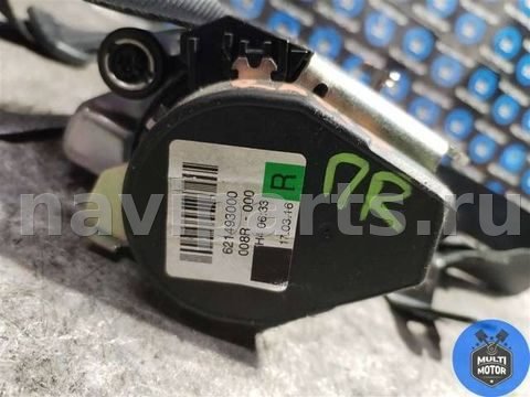 Ремень безопасности передний правый Skoda Rapid, арт. 00124480, фото 7
