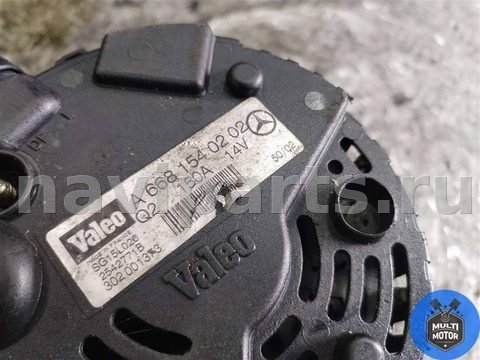Генератор Mercedes A W168, 2002 г., OEM a6681540202, арт. 00136667, фото 7