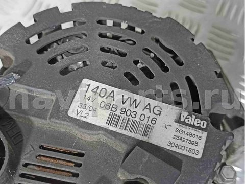 Генератор Audi A6, 2002 г., OEM 06b903016af, арт. 013792, фото 4