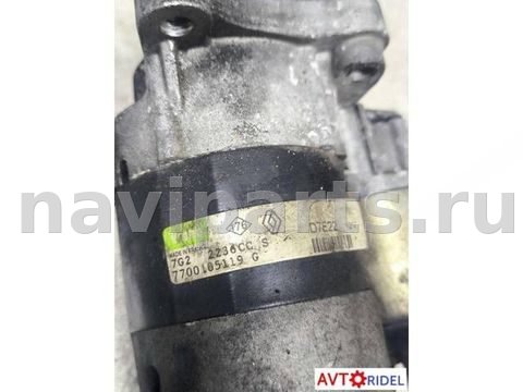 Стартер Renault Megane, 1998 г., OEM 7700105119G, арт. 01400902