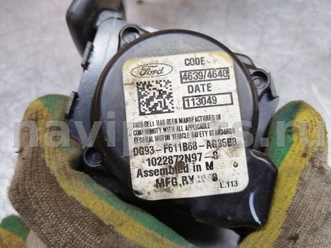 Ремень безопасности задний левый Ford Fusion Usa, арт. 100418, фото 3