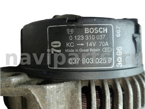 Генератор Volkswagen Passat, 1995 г., арт. 105671114, фото 5