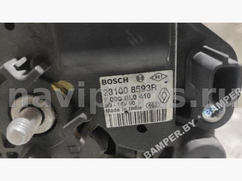 Генератор Renault Kadjar, 2017 г., OEM 231008593R, арт. 119090126, фото 3