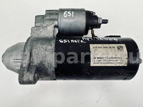 Стартер Mercedes C W204, 2009 г., OEM 0001139065, арт. 12028