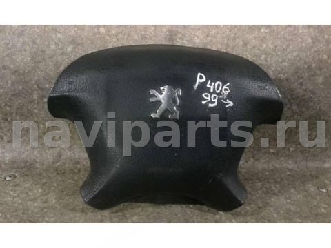 Подушка безопасности водителя Peugeot 406, 2002 г., арт. 12631009002