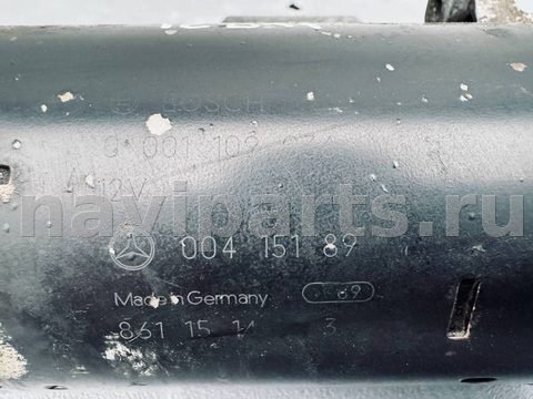 Стартер Mercedes Sprinter, 1998 г., OEM 0001109036, арт. 12847, фото 8