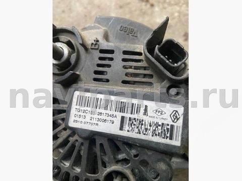 Генератор Nissan Qashqai, 2014 г., OEM 231007707r, арт. 137850976_4, фото 4