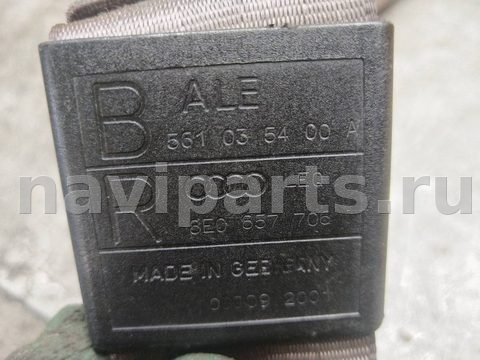 Ремень безопасности передний правый Audi A4 B6, арт. 141782, фото 2